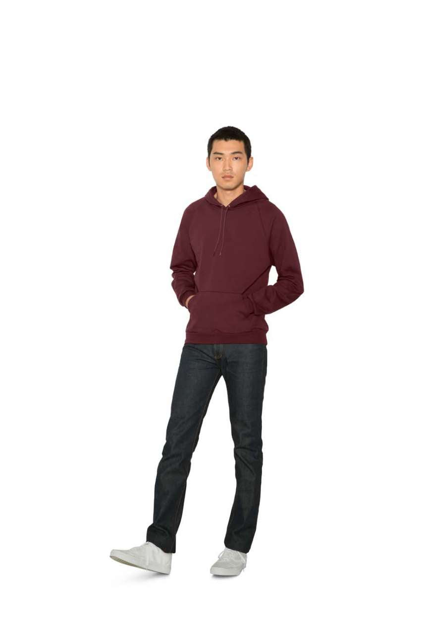 UNISEX CALIFORNIA FLEECE PULLOVER HOODED SWEATSHIRT - Heather Grey - Additional