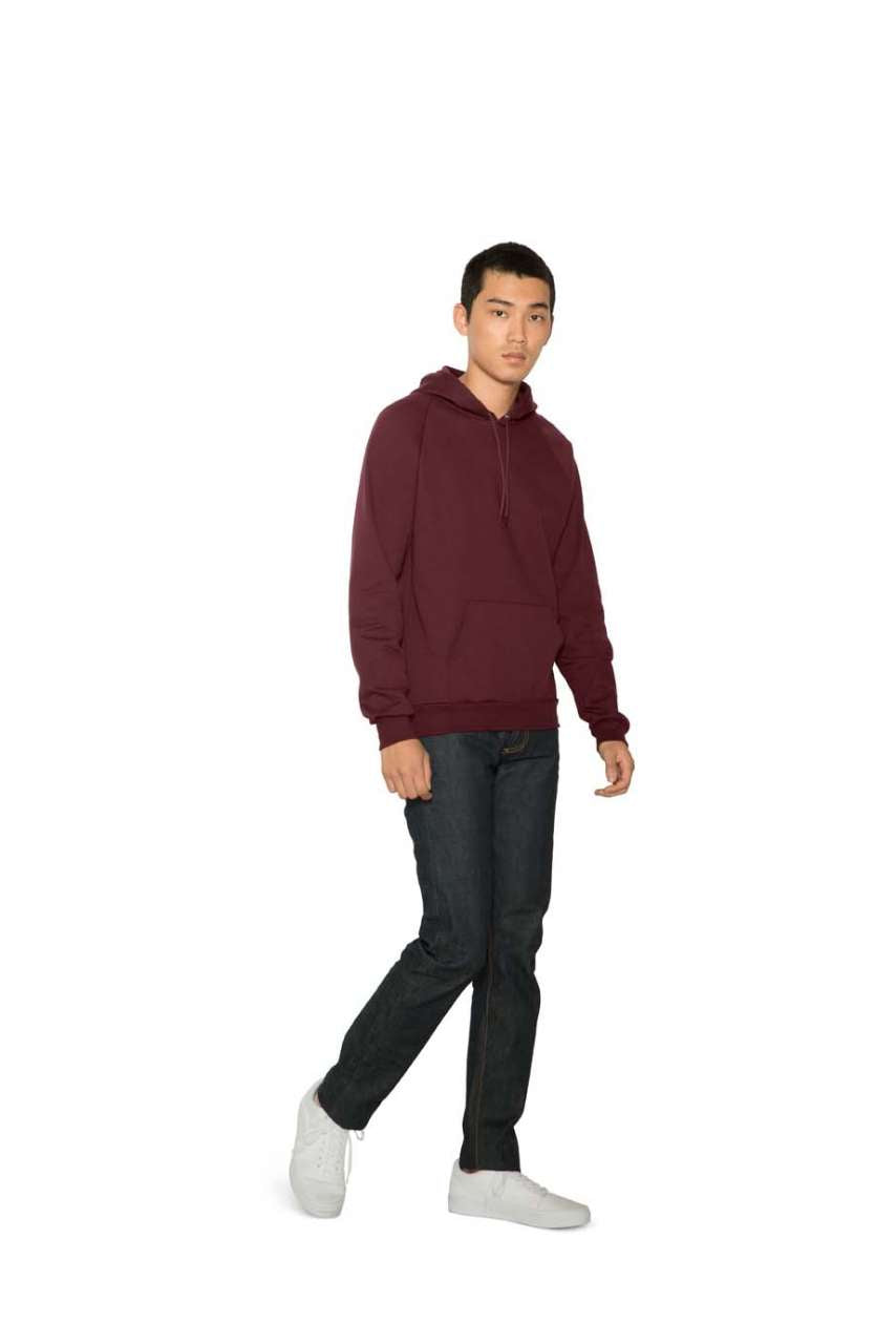 UNISEX CALIFORNIA FLEECE PULLOVER HOODED SWEATSHIRT - Heather Grey - Additional