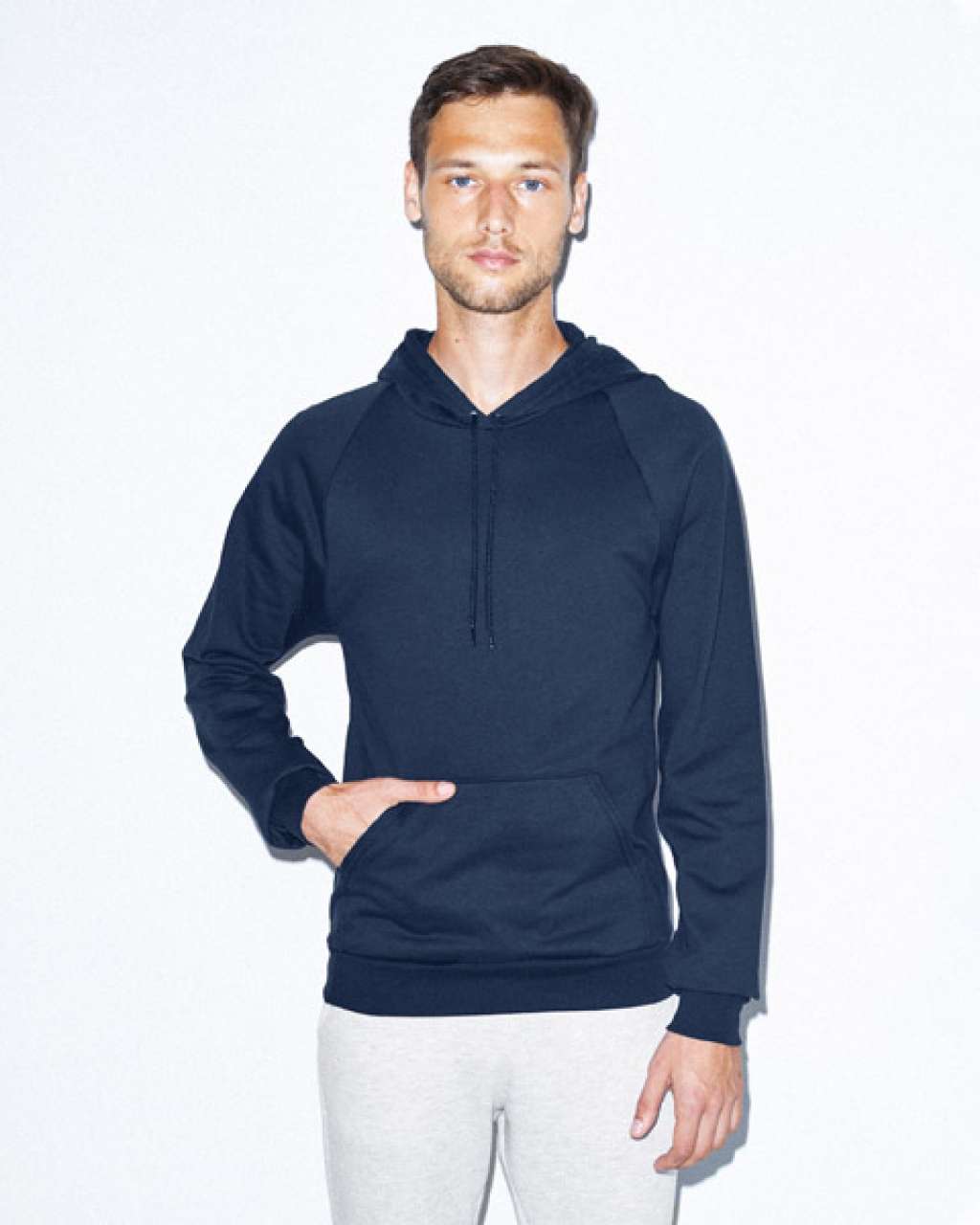 UNISEX CALIFORNIA FLEECE PULLOVER HOODED SWEATSHIRT - Heather Grey - Additional