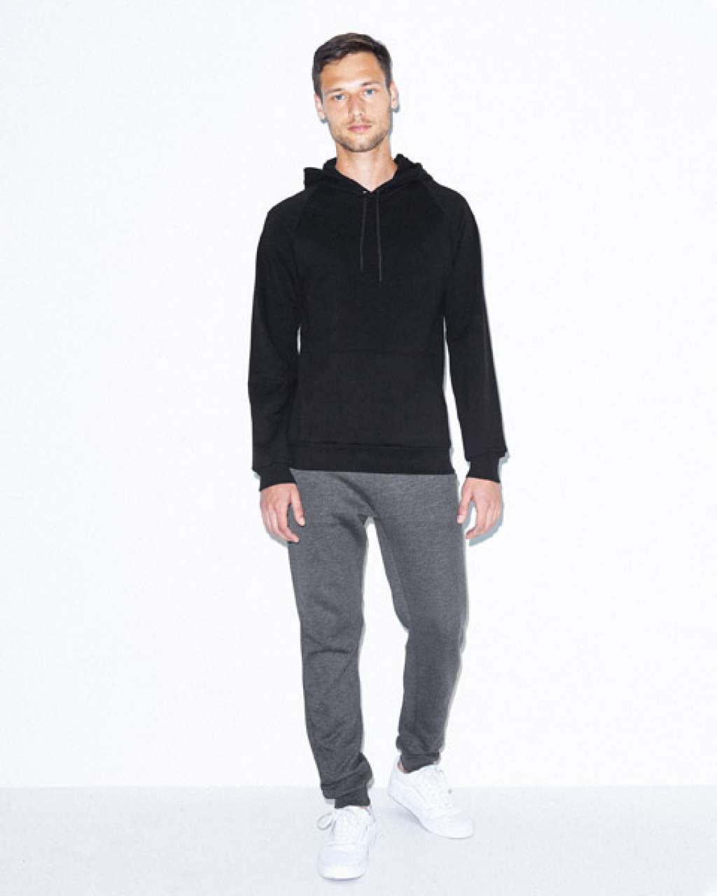 UNISEX CALIFORNIA FLEECE PULLOVER HOODED SWEATSHIRT - Heather Grey - Additional