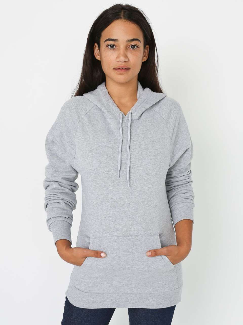 UNISEX CALIFORNIA FLEECE PULLOVER HOODED SWEATSHIRT - Heather Grey - Main