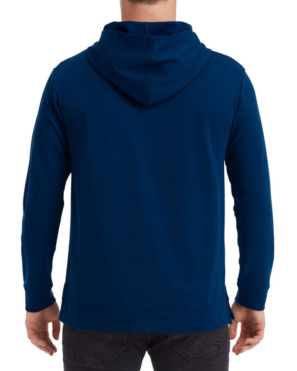 UNISEX LIGHT TERRY HOOD - Navy - Additional