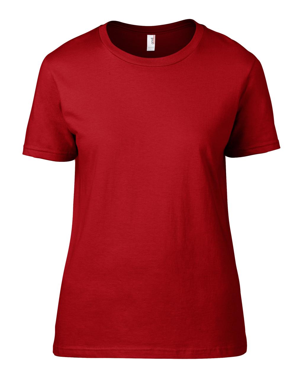 WOMEN'S LIGHTWEIGHT TEE - Red - Main