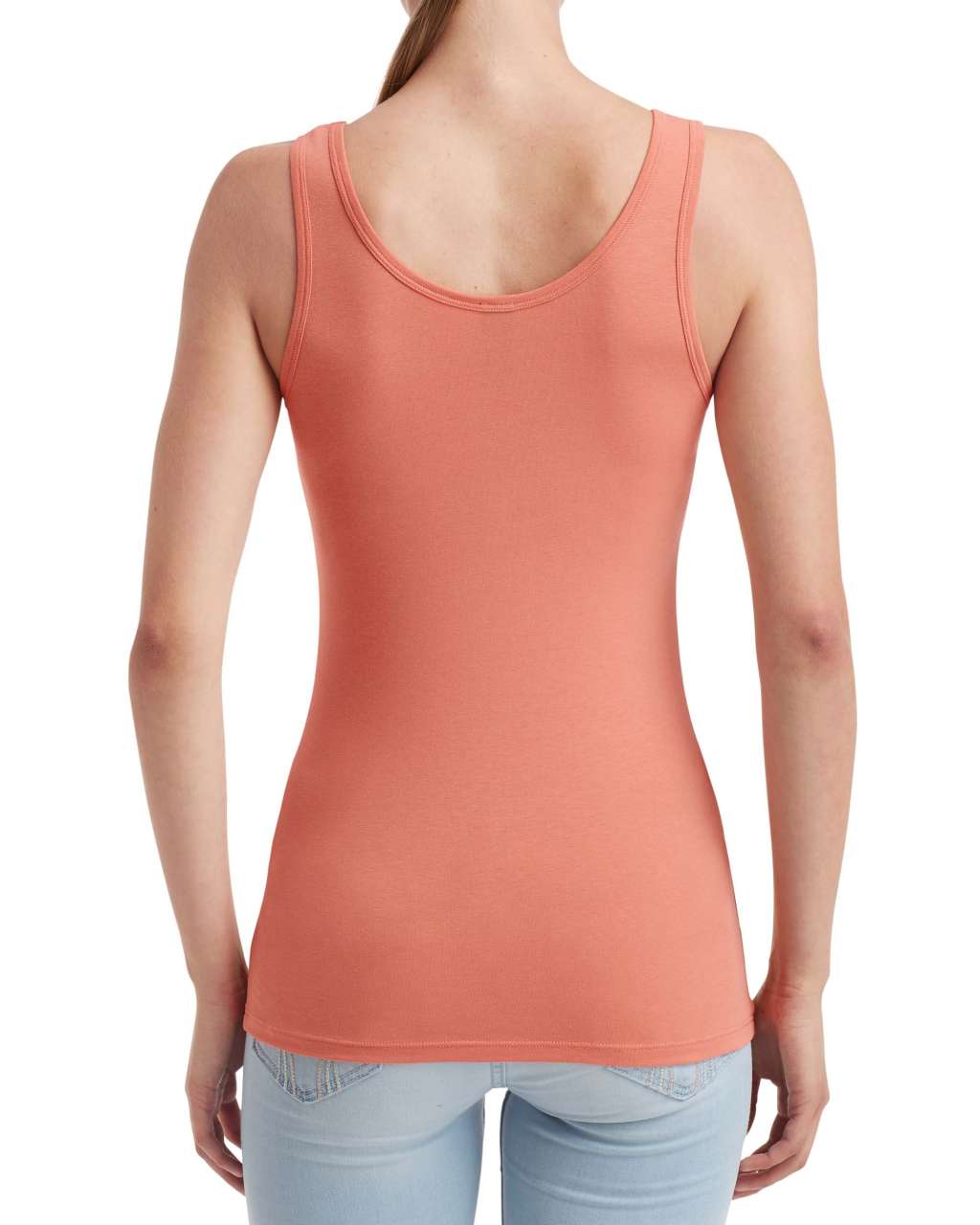 WOMEN'S STRETCH TANK - Terracotta - Additional