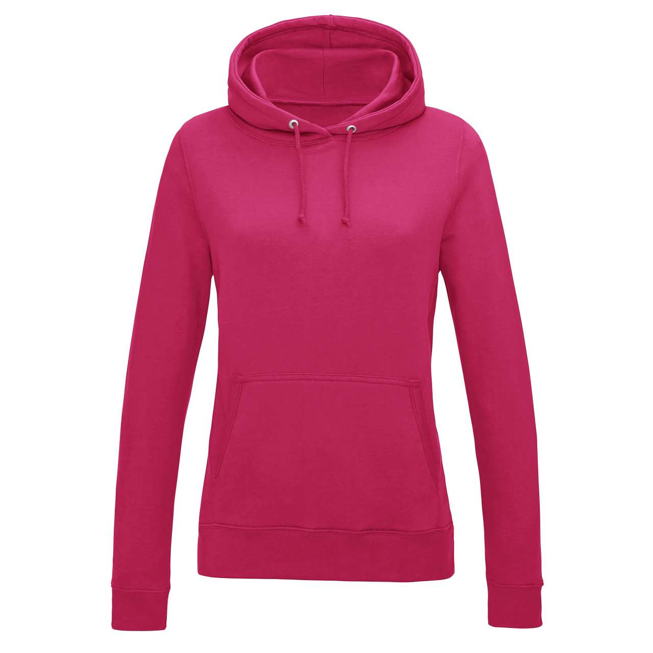 WOMEN'S COLLEGE HOODIE - Hot Pink - Main