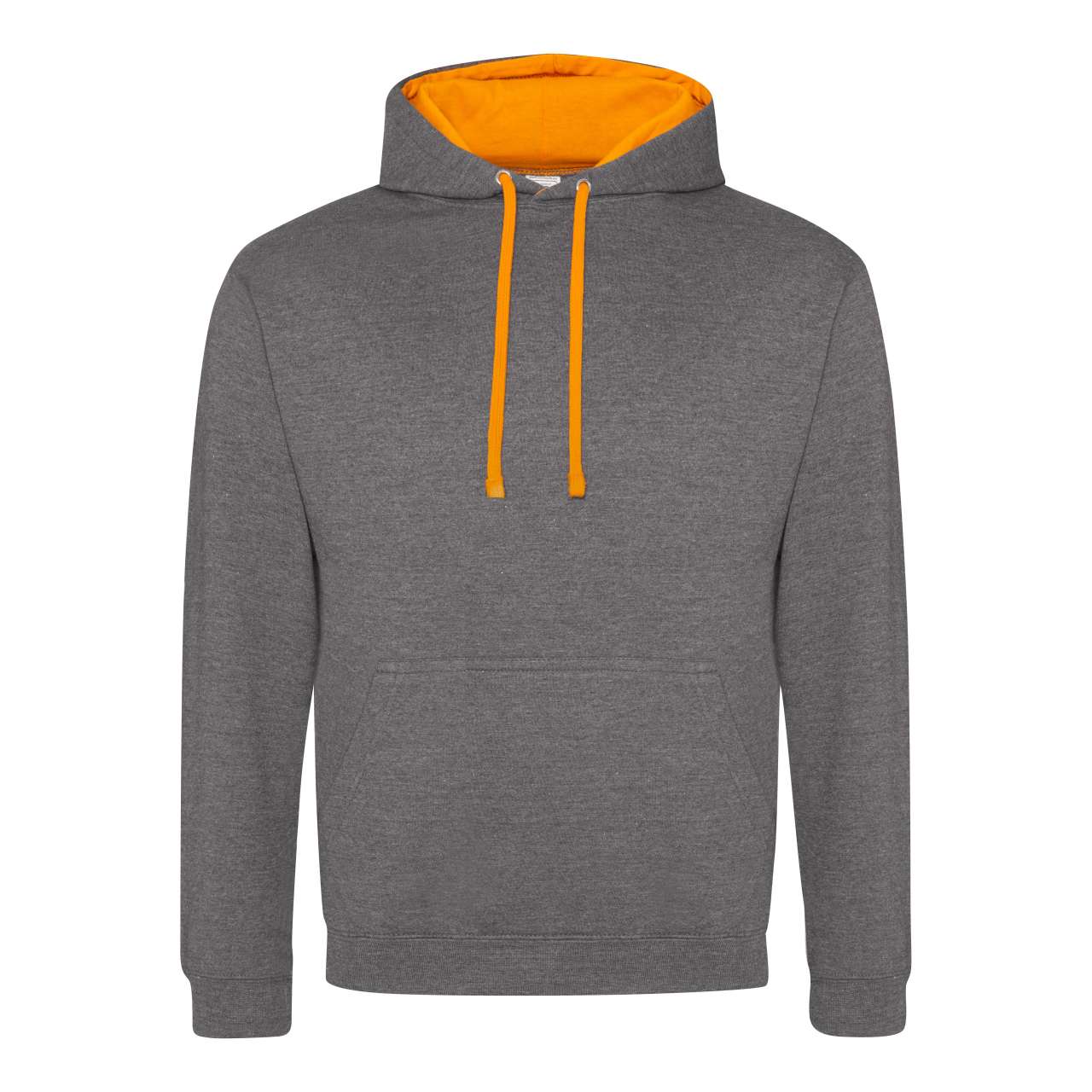 VARSITY HOODIE - Charcoal/Orange Crush - Main