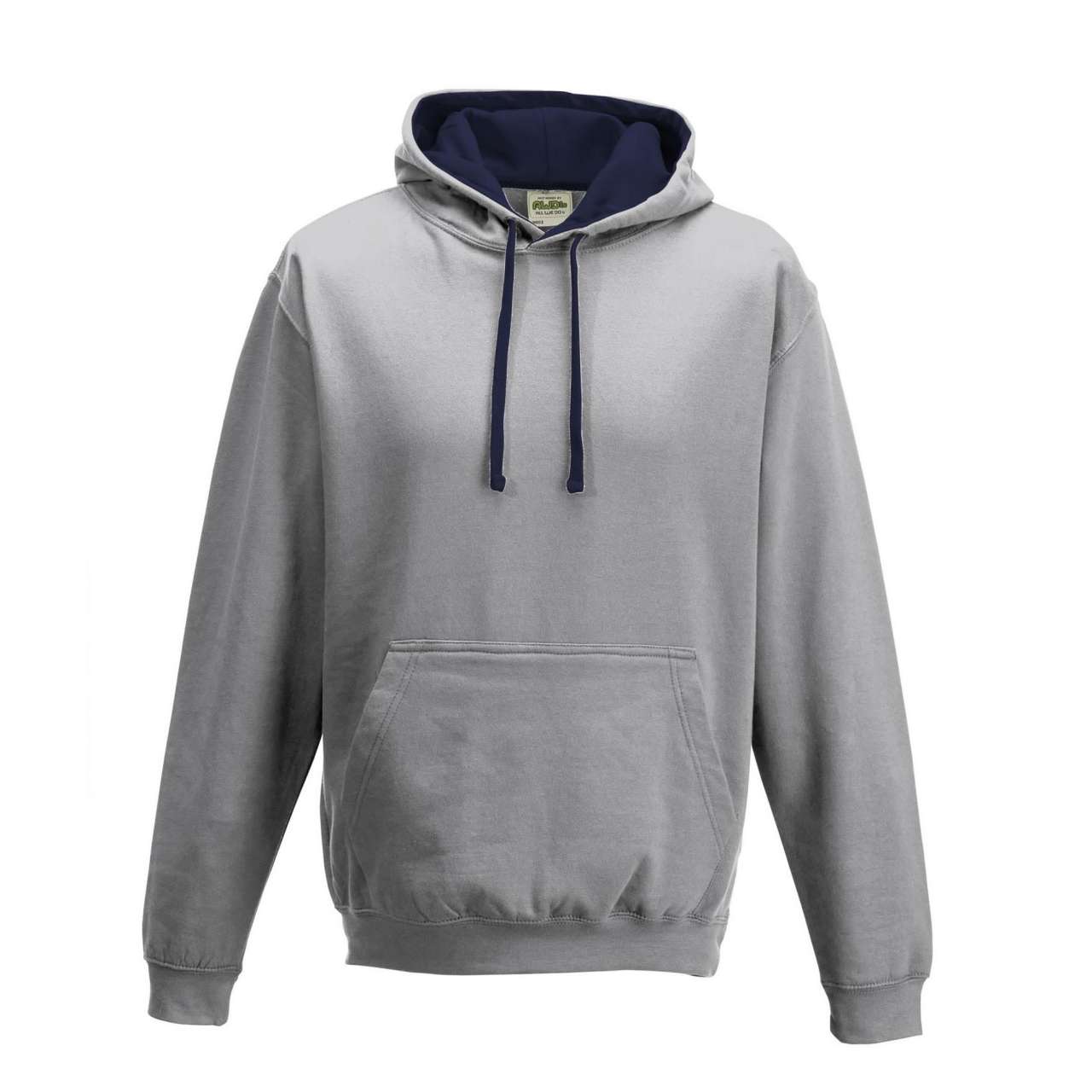 VARSITY HOODIE - Heather Grey/French Navy - Main