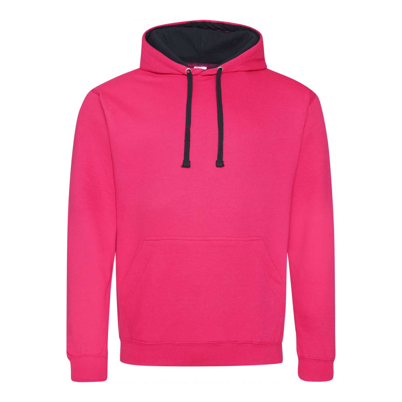VARSITY HOODIE - Hot Pink/French Navy - Main