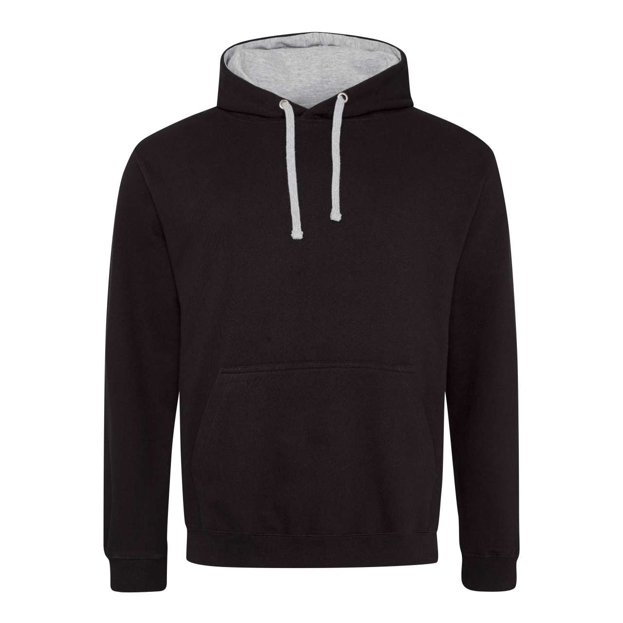 VARSITY HOODIE - Jet Black/Heather Grey - Main