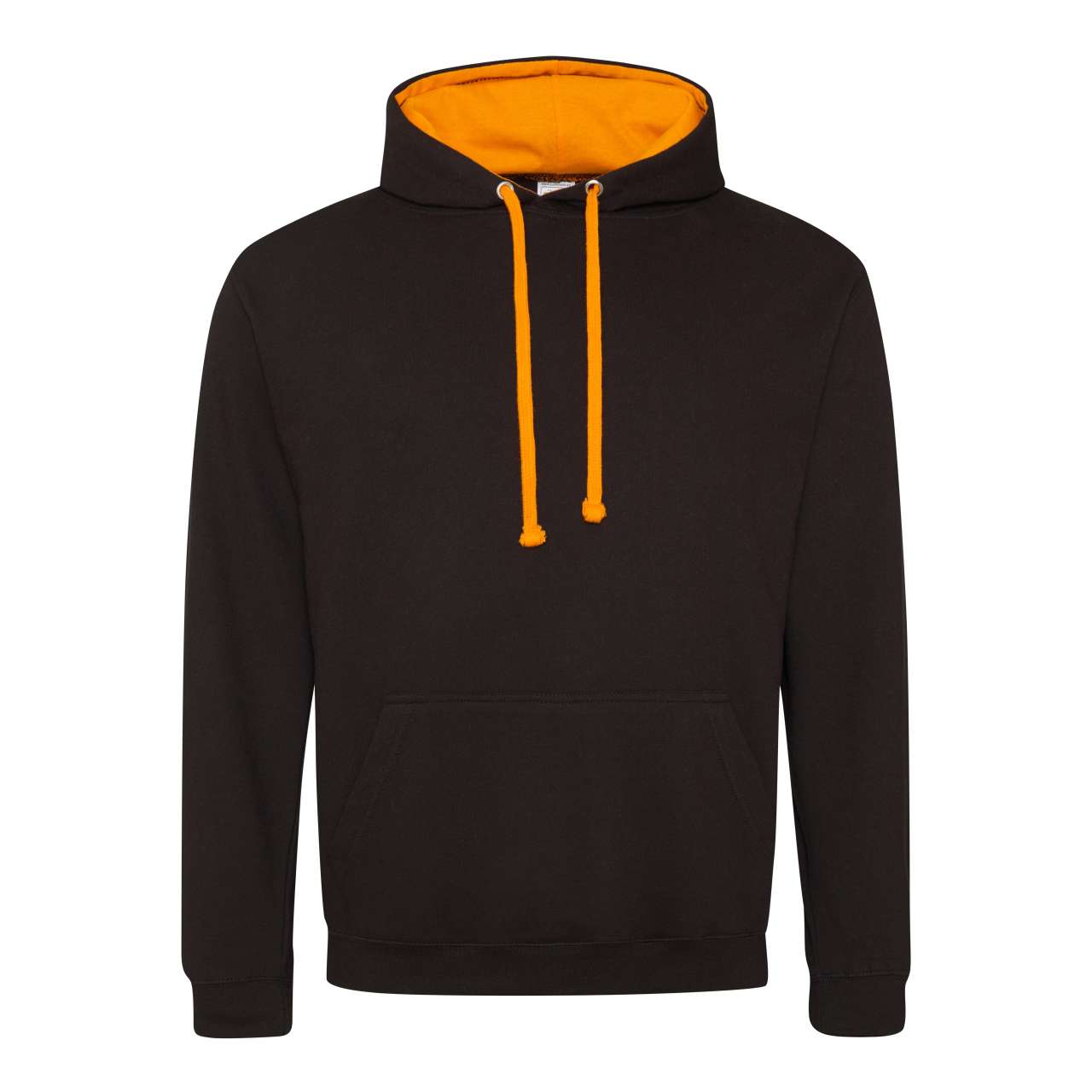 VARSITY HOODIE - Jet Black/Orange Crush - Main