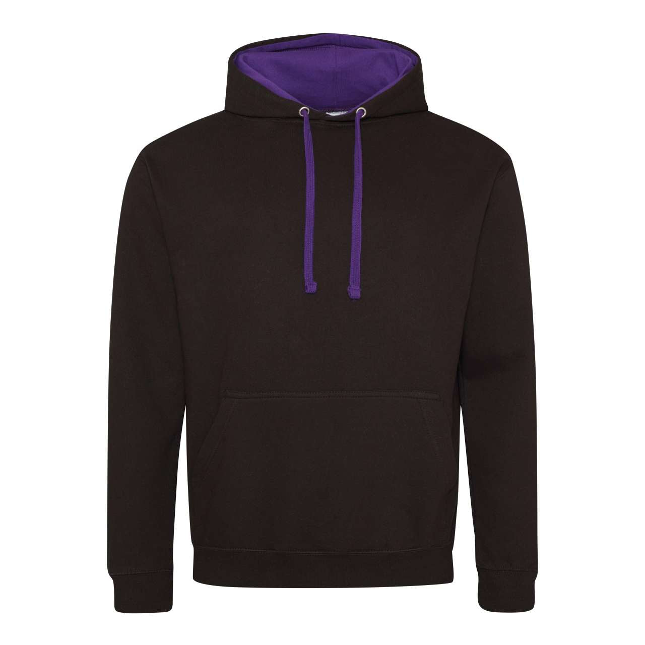 VARSITY HOODIE - Jet Black/Purple - Main
