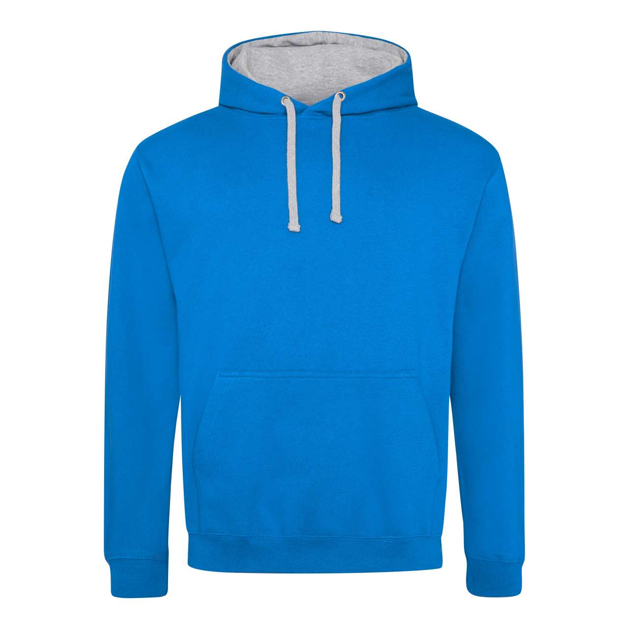 VARSITY HOODIE - Sapphire Blue/Heather Grey - Main