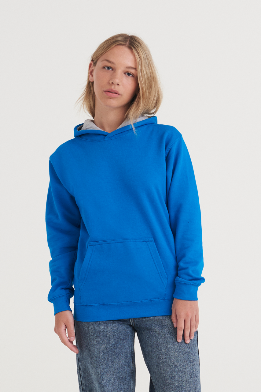 KIDS VARSITY HOODIE - Hot Pink/French Navy - Additional