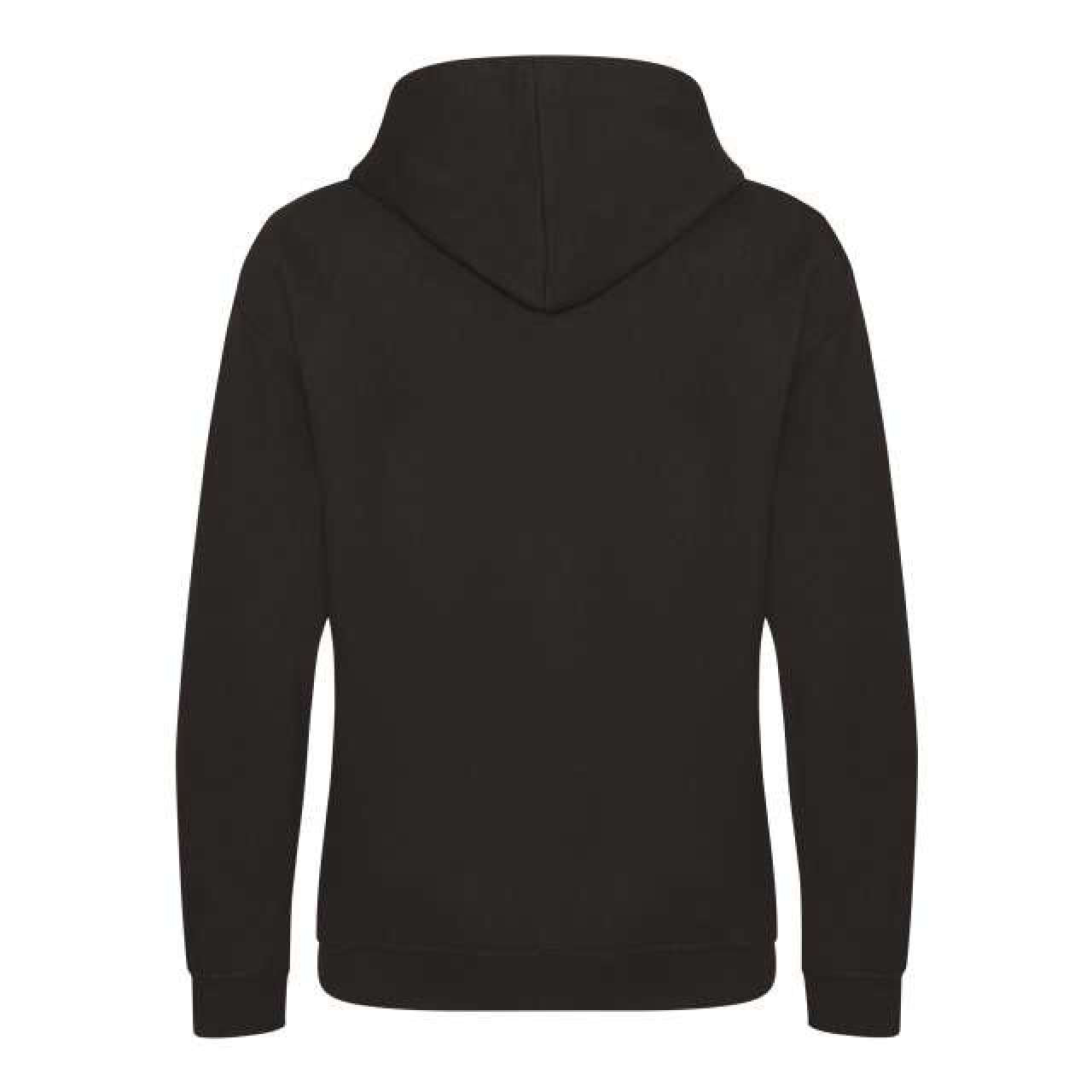 KIDS VARSITY HOODIE - Jet Black/Fire Red - Main