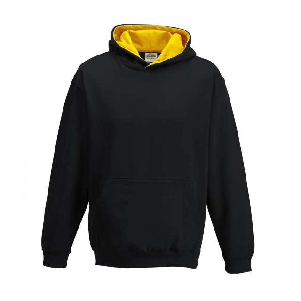KIDS VARSITY HOODIE - Jet Black/Gold - Additional