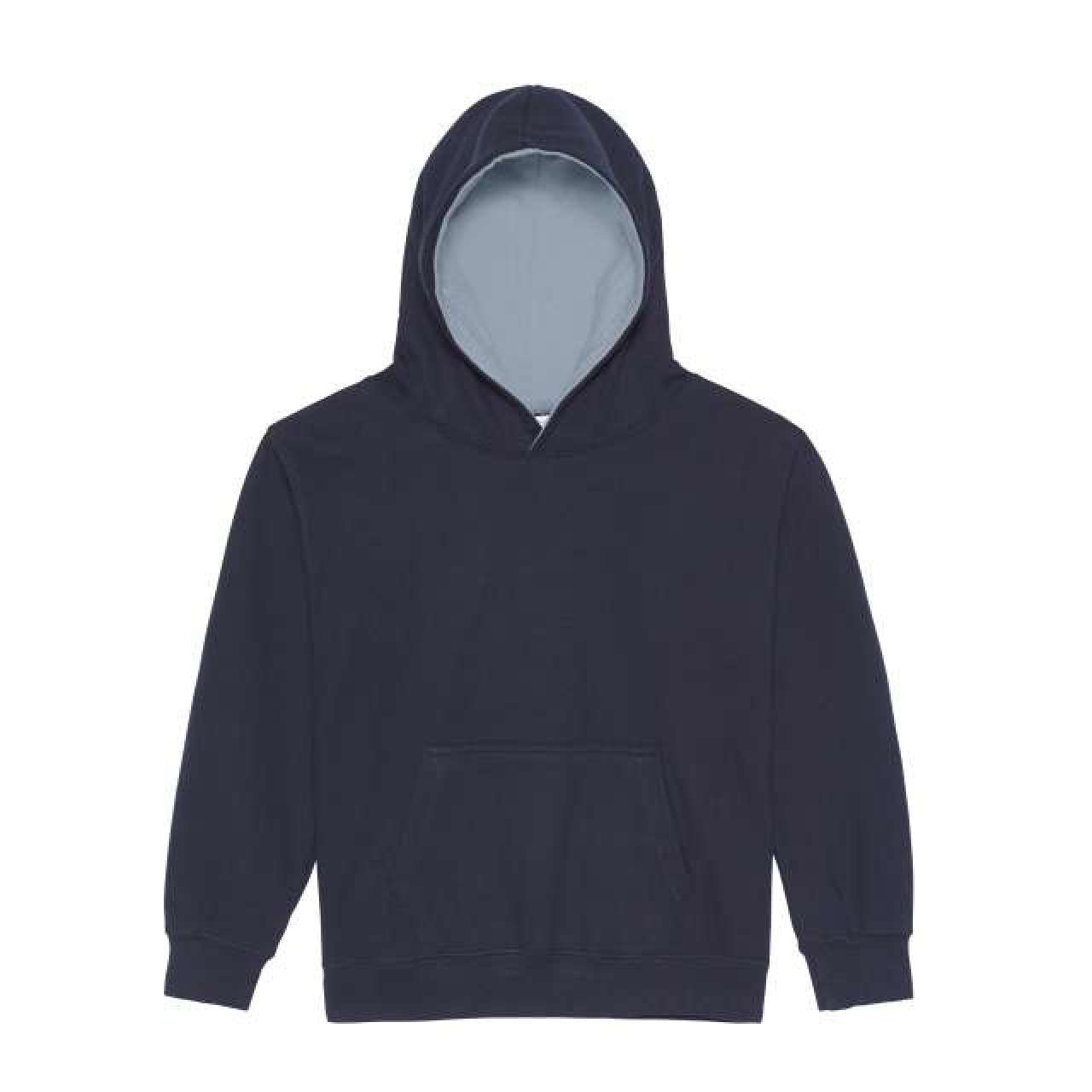 KIDS VARSITY HOODIE - New French Navy/Sky Blue - Additional