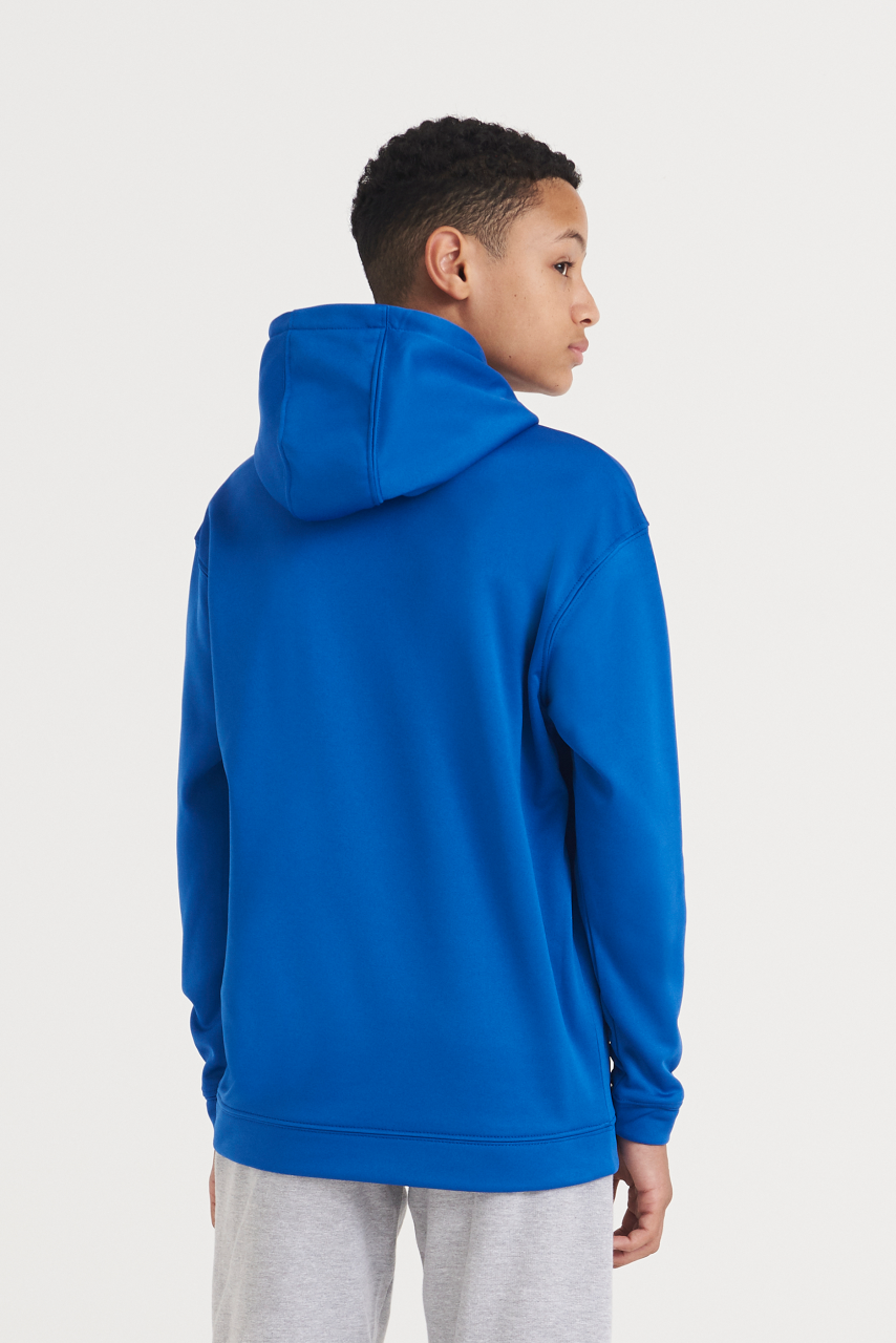KIDS SPORTS POLYESTER HOODIE - Jet Black - Additional
