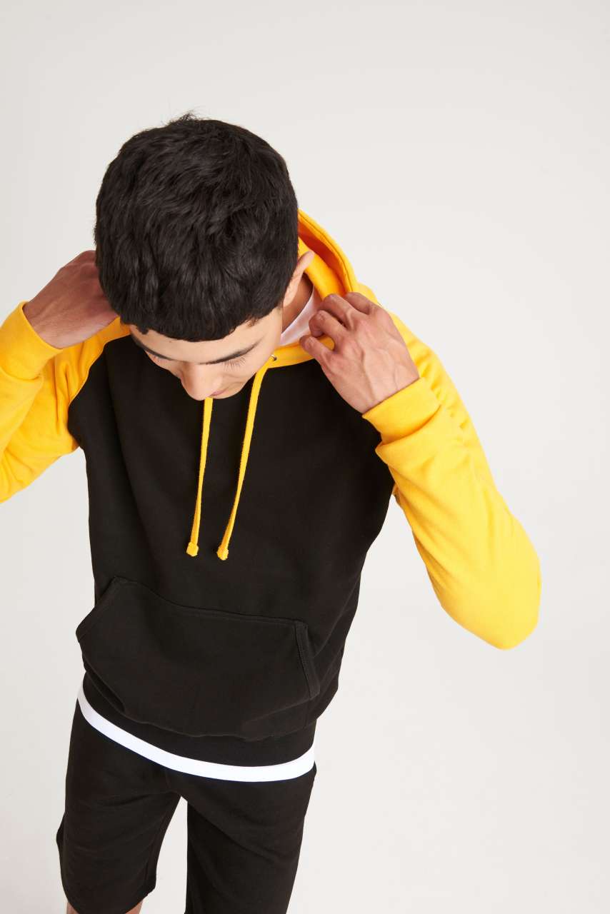 BASEBALL HOODIE - Charcoal Grey/Jet Black - Additional