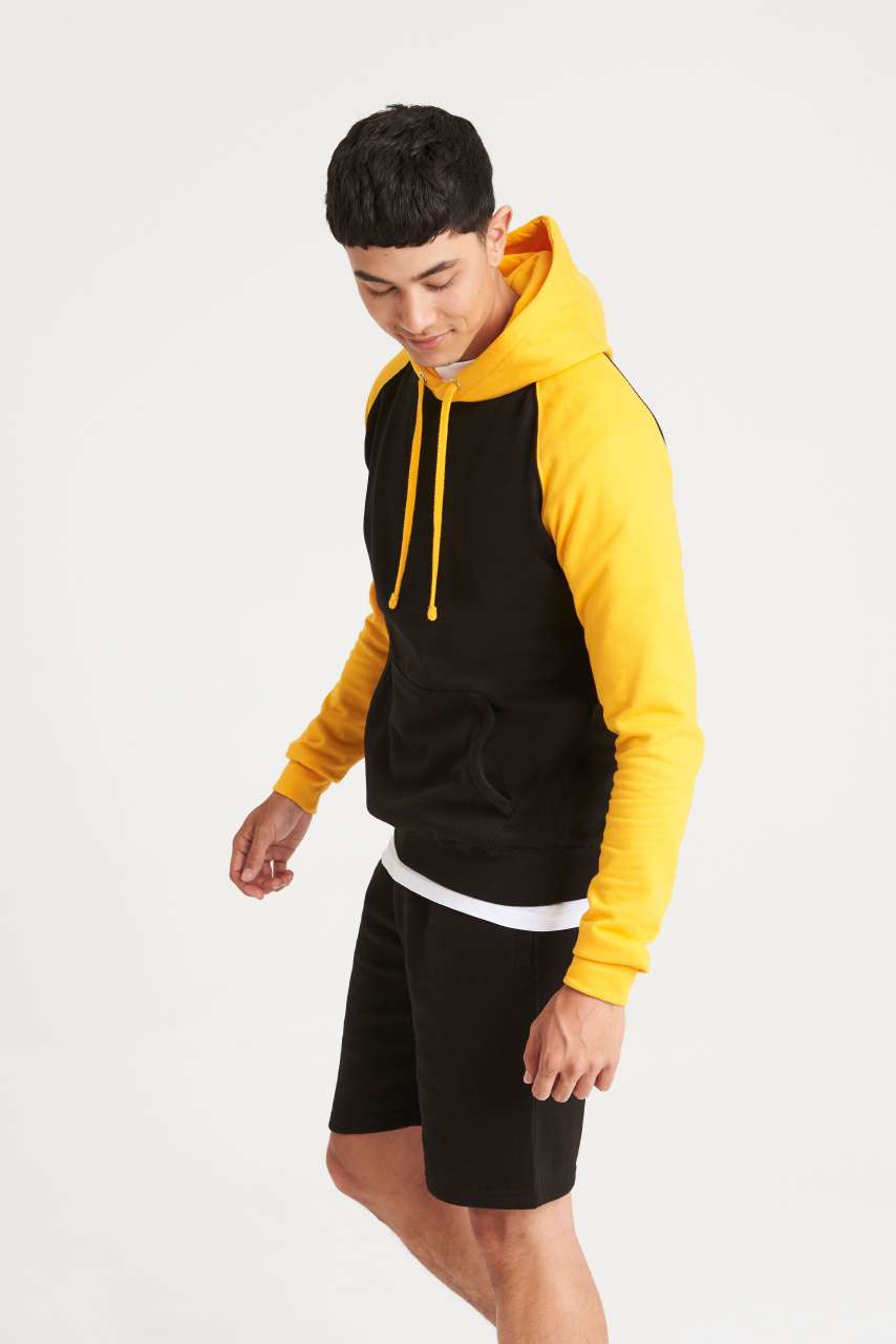 BASEBALL HOODIE - Charcoal Grey/Jet Black - Additional