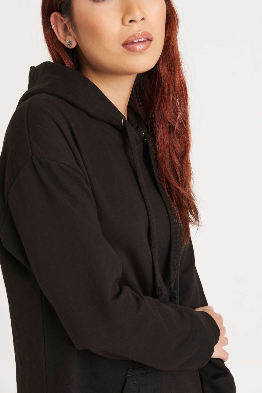 HOODIE DRESS - Heather Grey - Additional