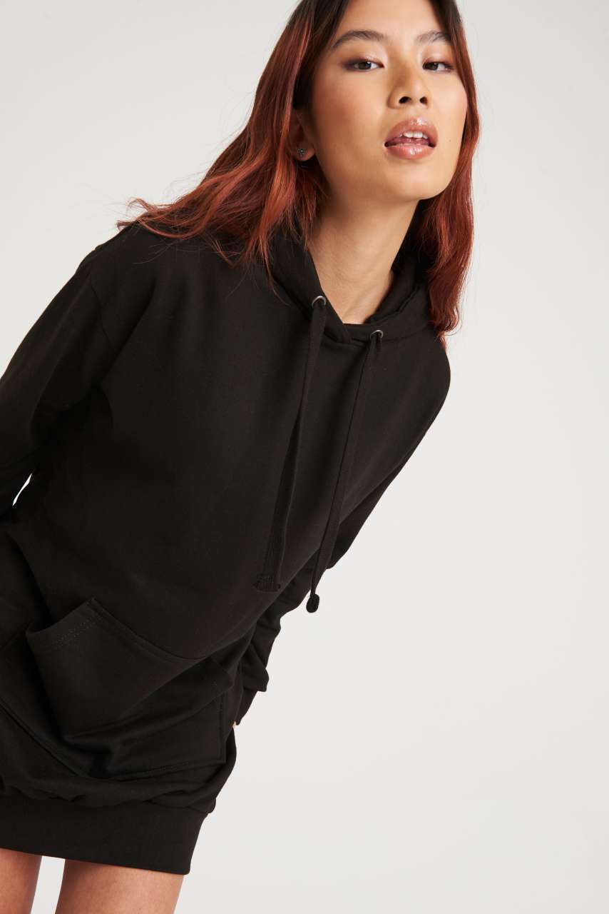 HOODIE DRESS - Heather Grey - Additional