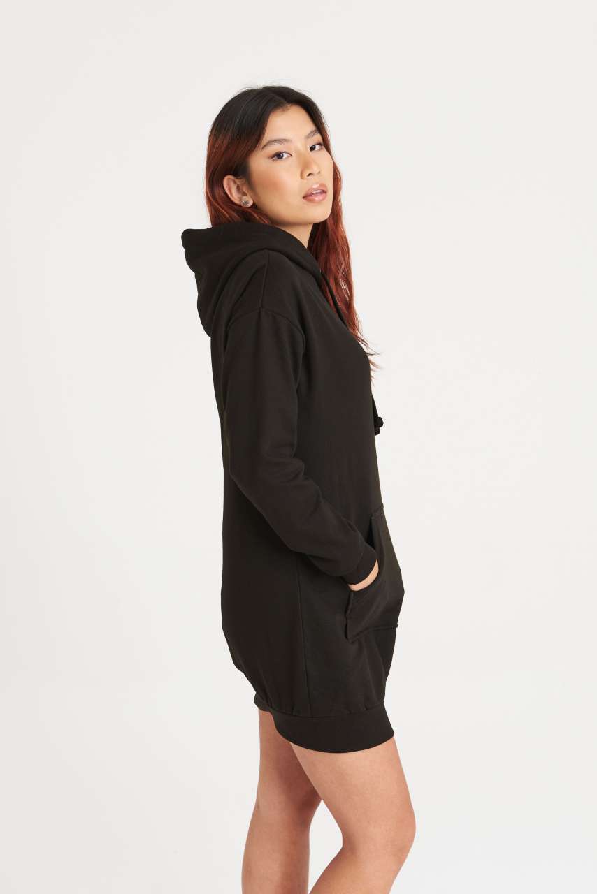 HOODIE DRESS - Heather Grey - Additional