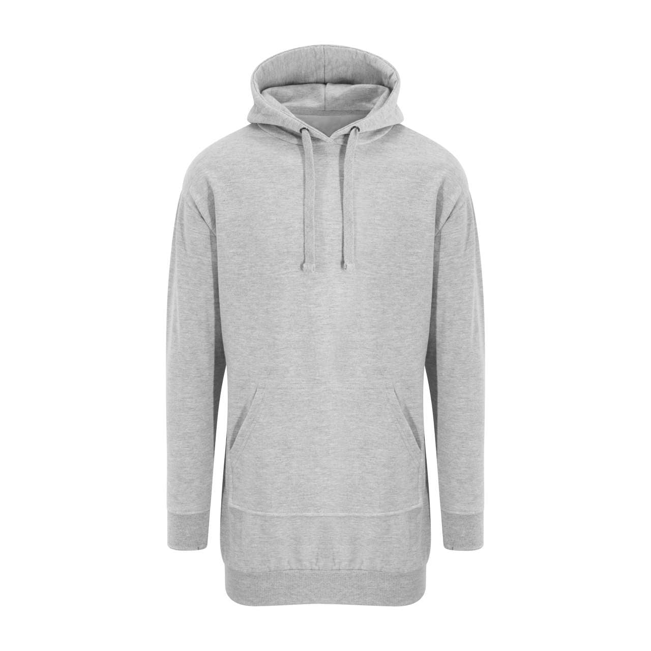 HOODIE DRESS - Heather Grey - Main