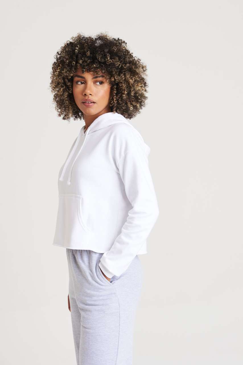 WOMEN'S CROPPED HOODIE - Dusty Pink - Additional