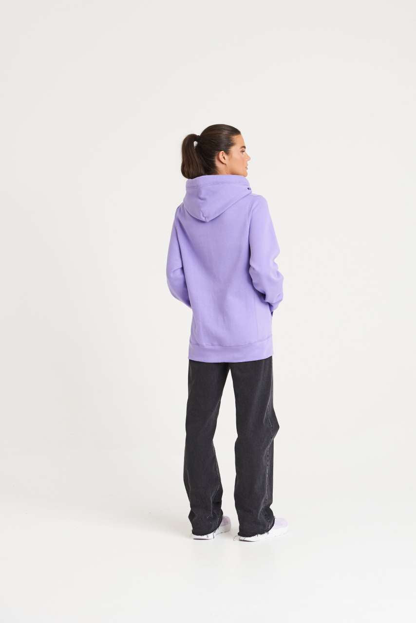 CROSS NECK HOODIE - Baby Pink - Additional