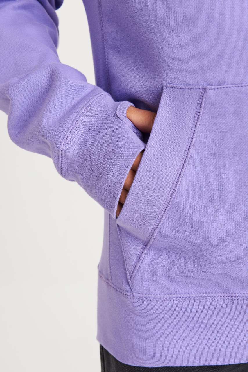 CROSS NECK HOODIE - Baby Pink - Additional