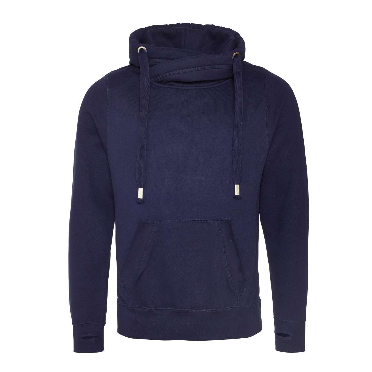 CROSS NECK HOODIE - Oxford Navy - Main