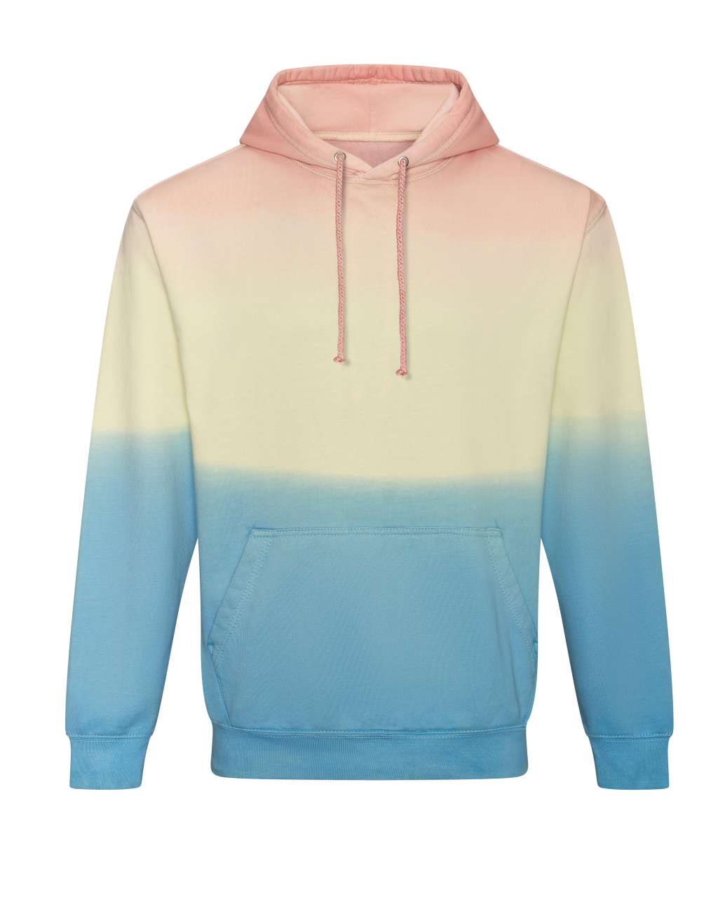 TIE-DYE HOODIE - Pastel Sunset Dip - Main