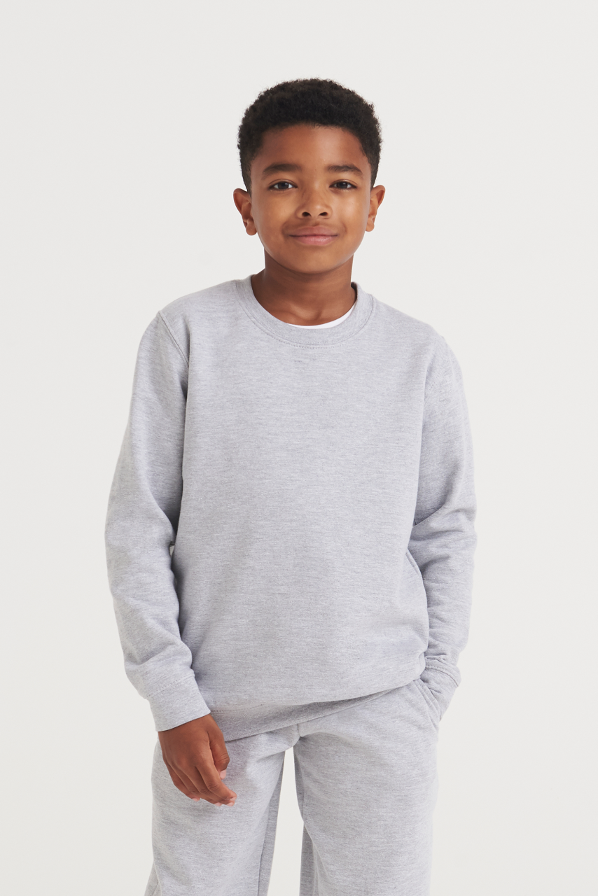 KIDS AWDIS SWEAT - Sky Blue - Model