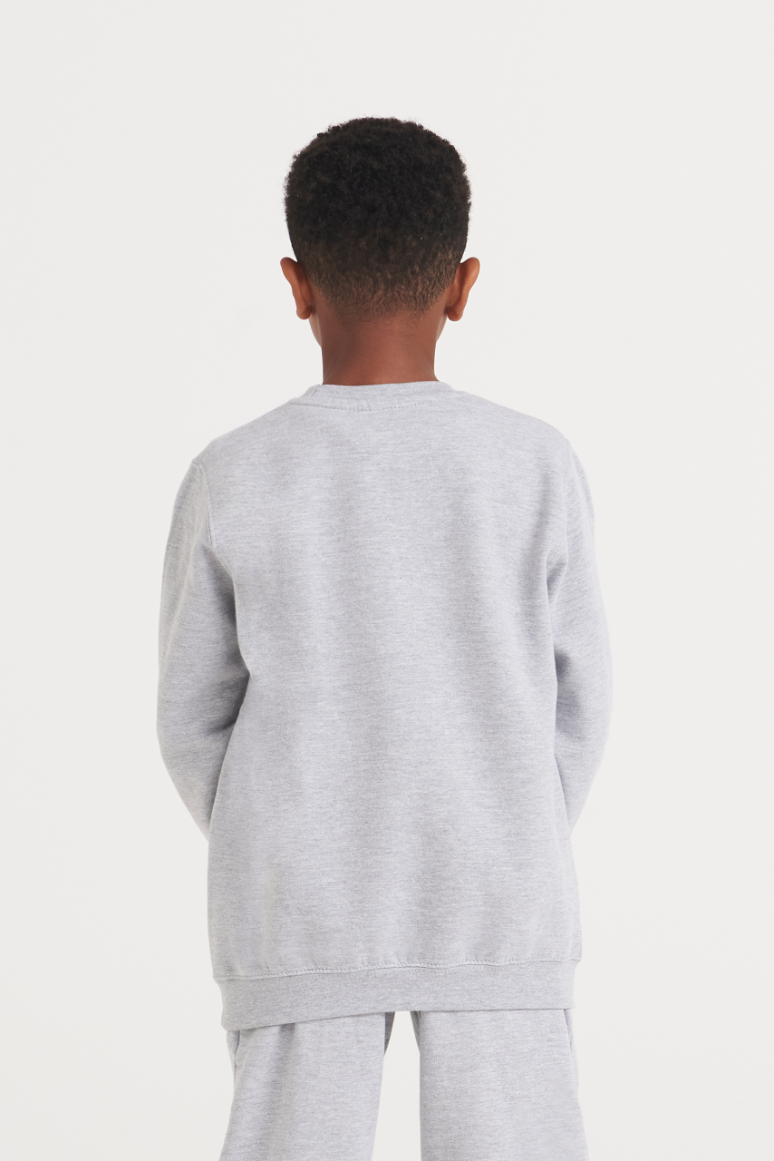 KIDS AWDIS SWEAT - Dusty Green - Additional
