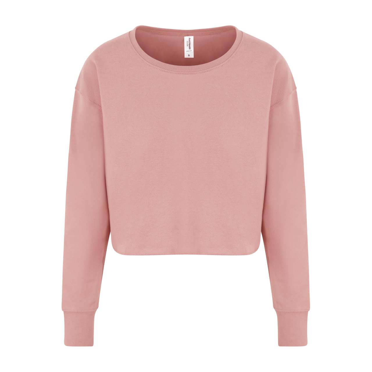 WOMEN'S CROPPED SWEAT - Dusty Pink - Main