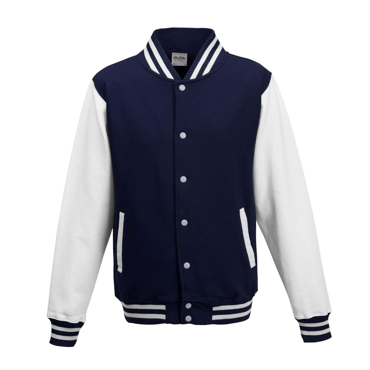 VARSITY JACKET - Oxford Navy/White - Main