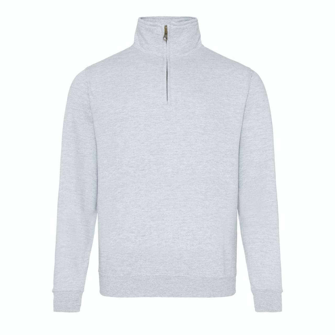 SOPHOMORE 1/4 ZIP SWEAT - Heather Grey - Main