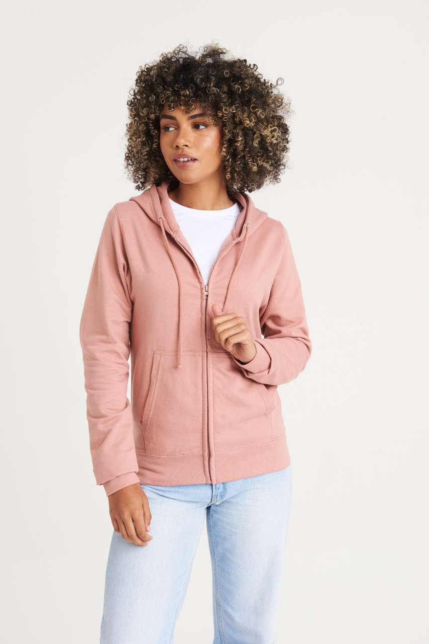 WOMEN'S COLLEGE ZOODIE - Dusty Pink - Model