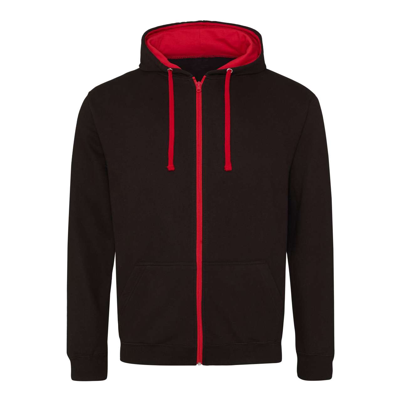 VARSITY ZOODIE - Jet Black/Fire Red - Main