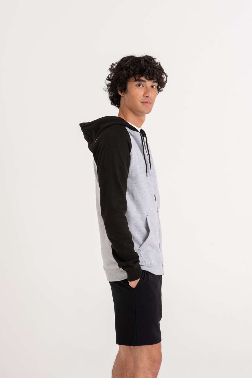 BASEBALL ZOODIE - Charcoal Grey/Jet Black - Additional