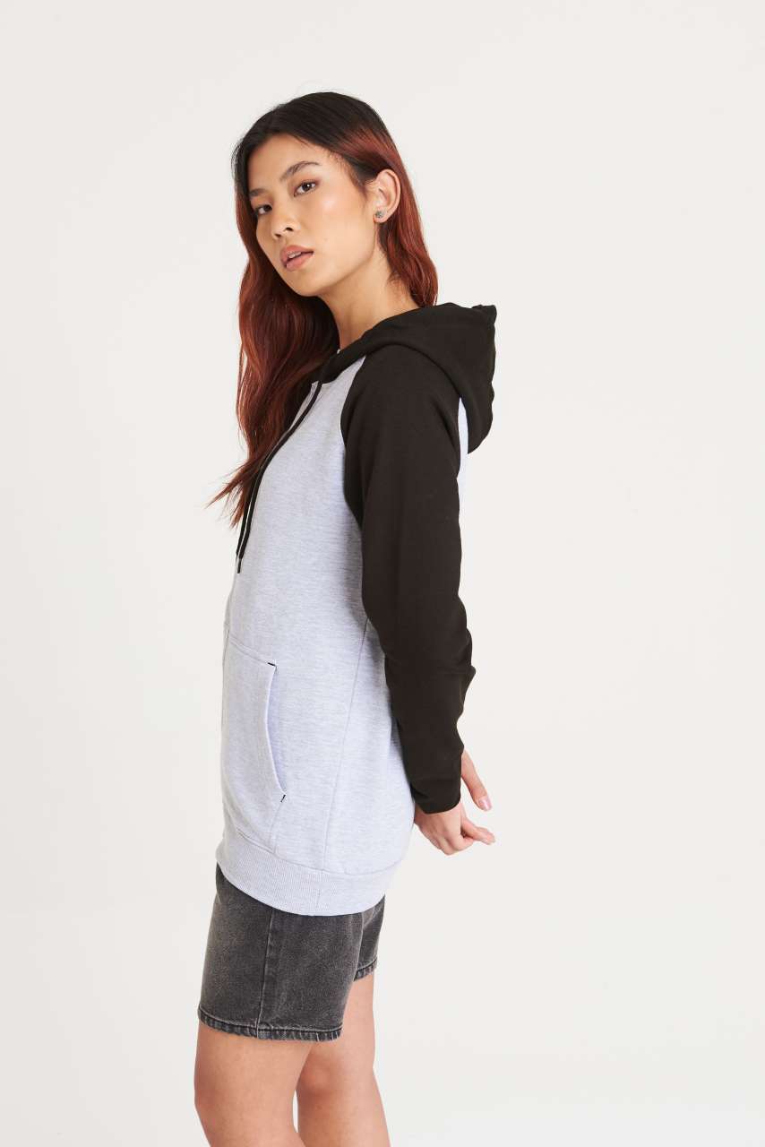 BASEBALL ZOODIE - Heather Grey/Jet Black - Additional