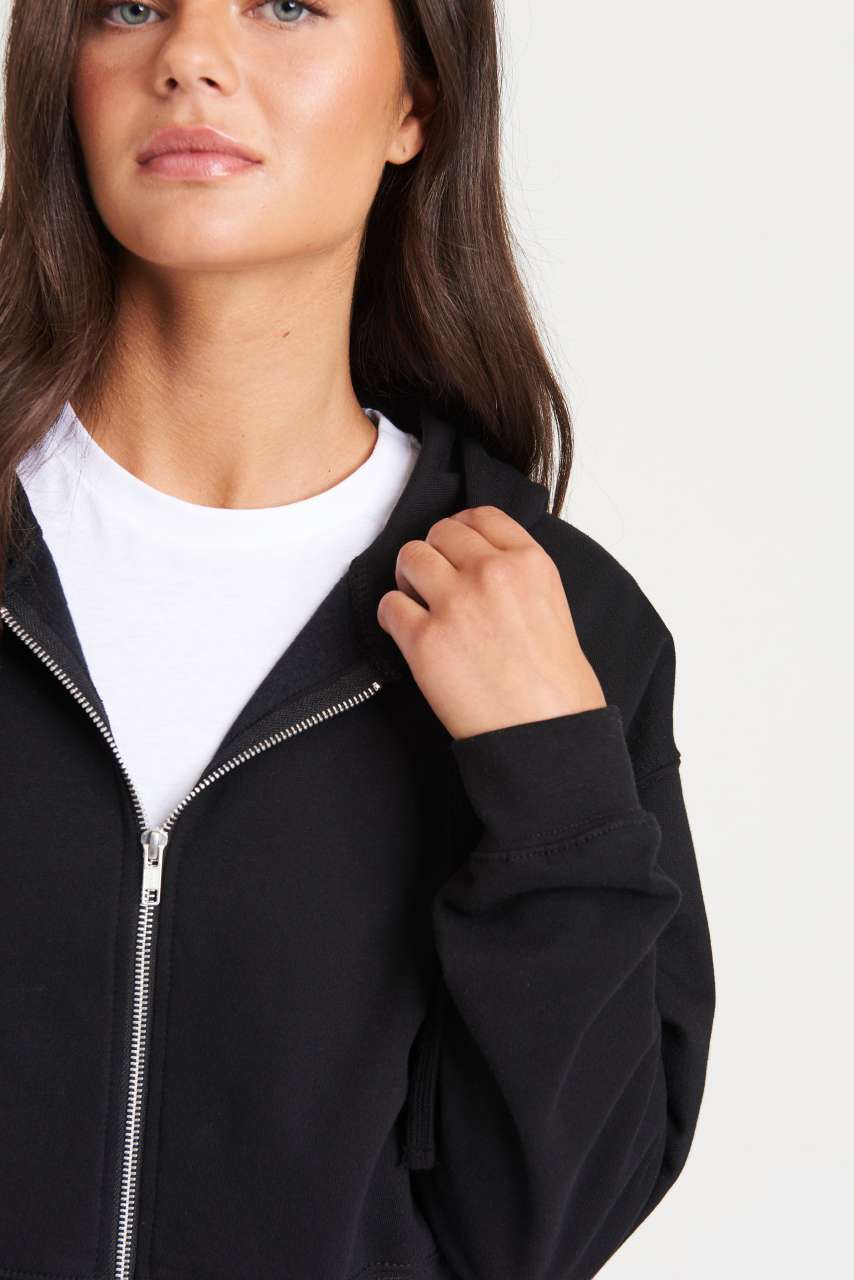 WOMEN'S FASHION CROPPED ZOODIE - Arctic White - Additional
