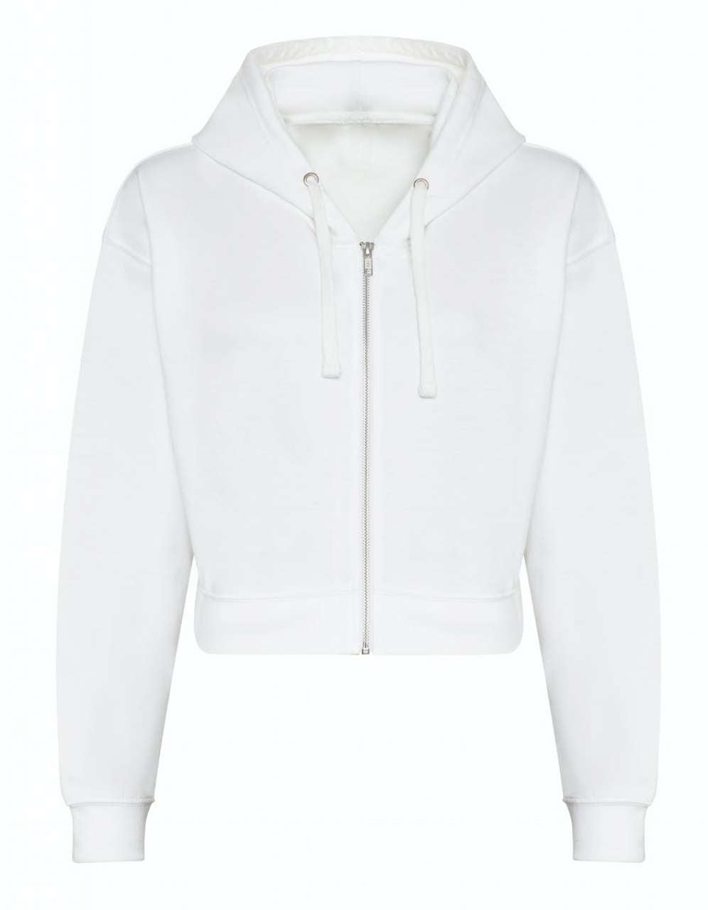 WOMEN'S FASHION CROPPED ZOODIE - Arctic White - Main