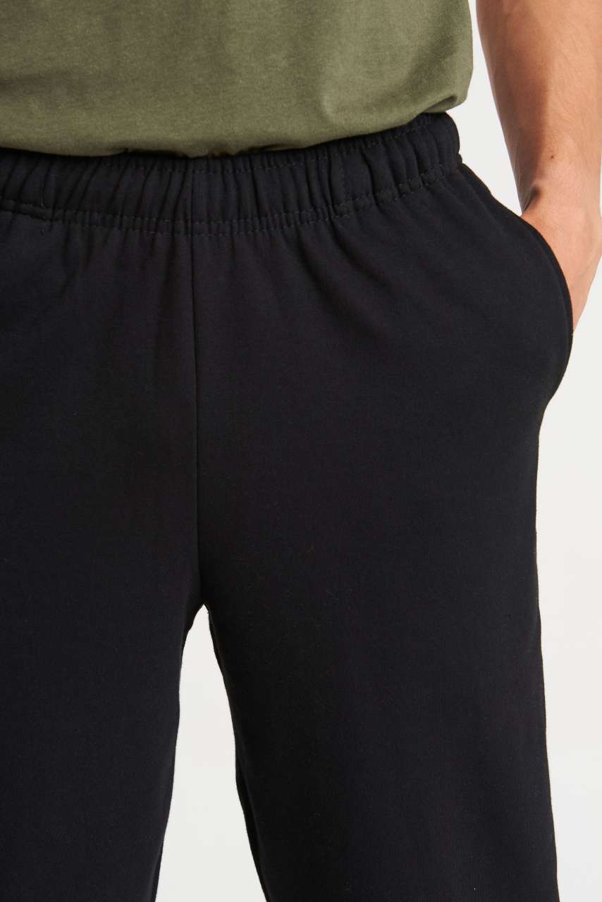 COLLEGE CUFFED JOGPANTS - Deep Black - Additional
