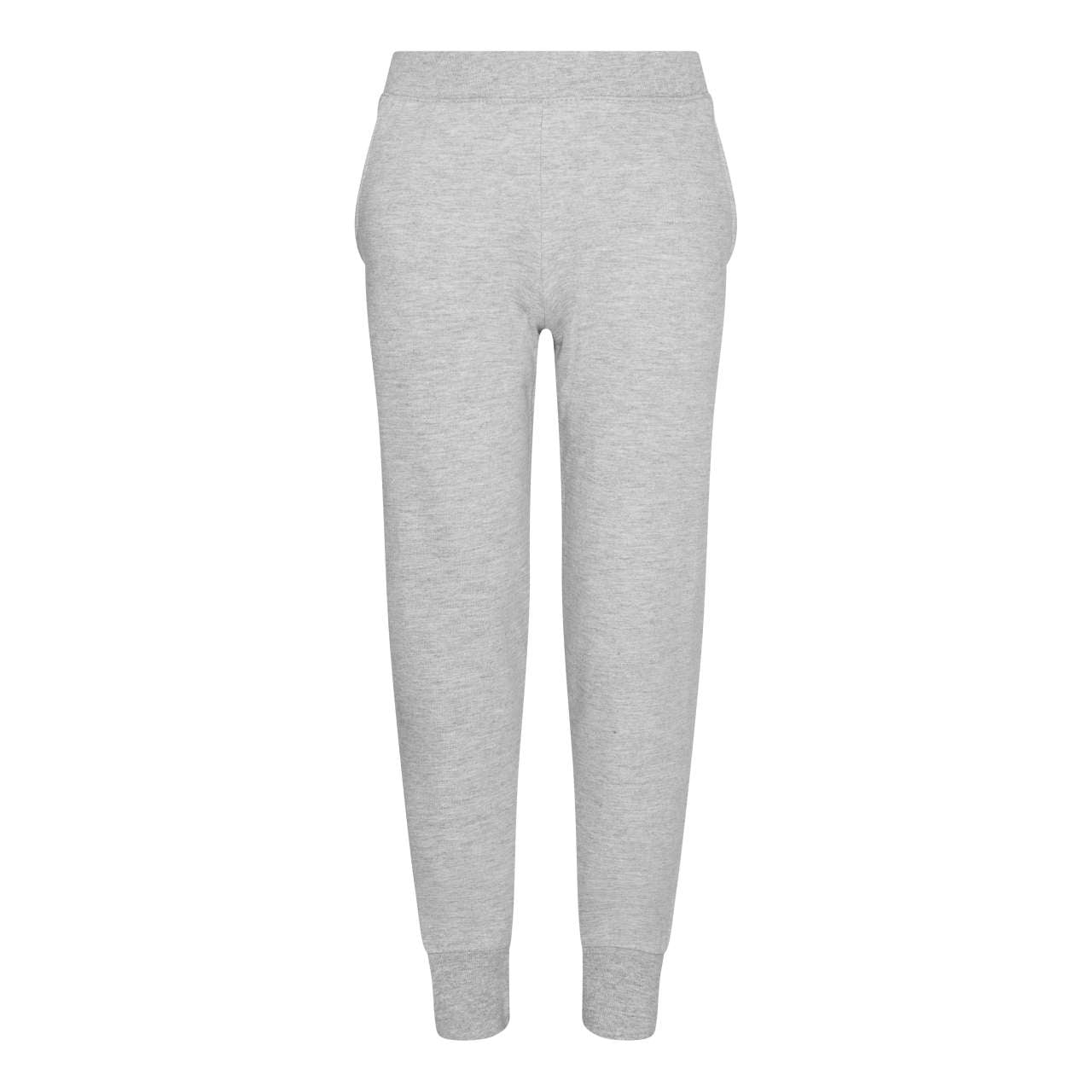 KIDS TAPERED TRACK PANTS - Heather Grey - Main