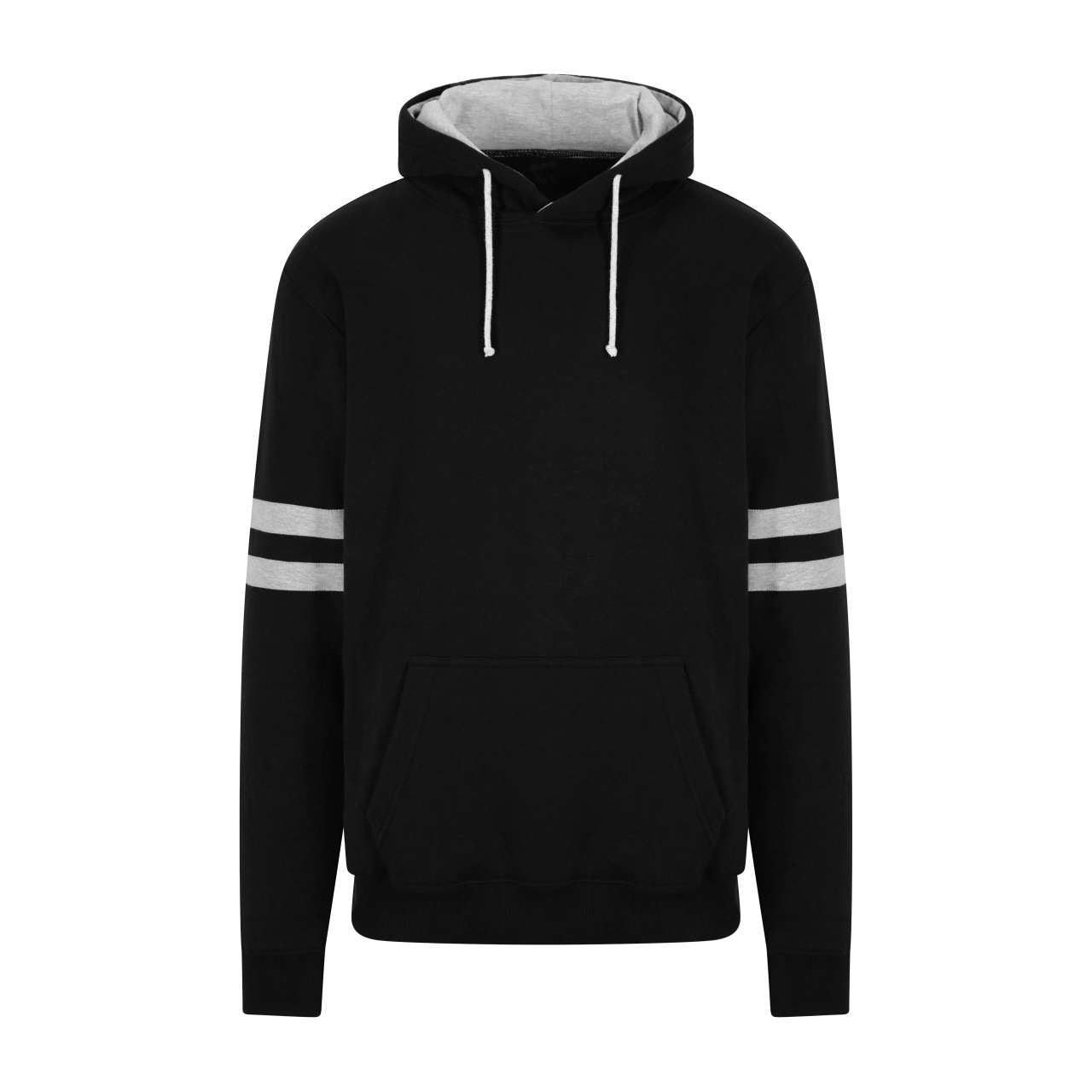 GAME DAY HOODIE - Deep Black/Heather Grey - Main
