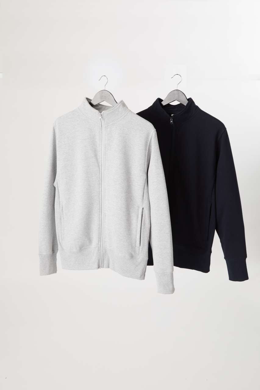CAMPUS FULL ZIP SWEAT - Charcoal - Additional