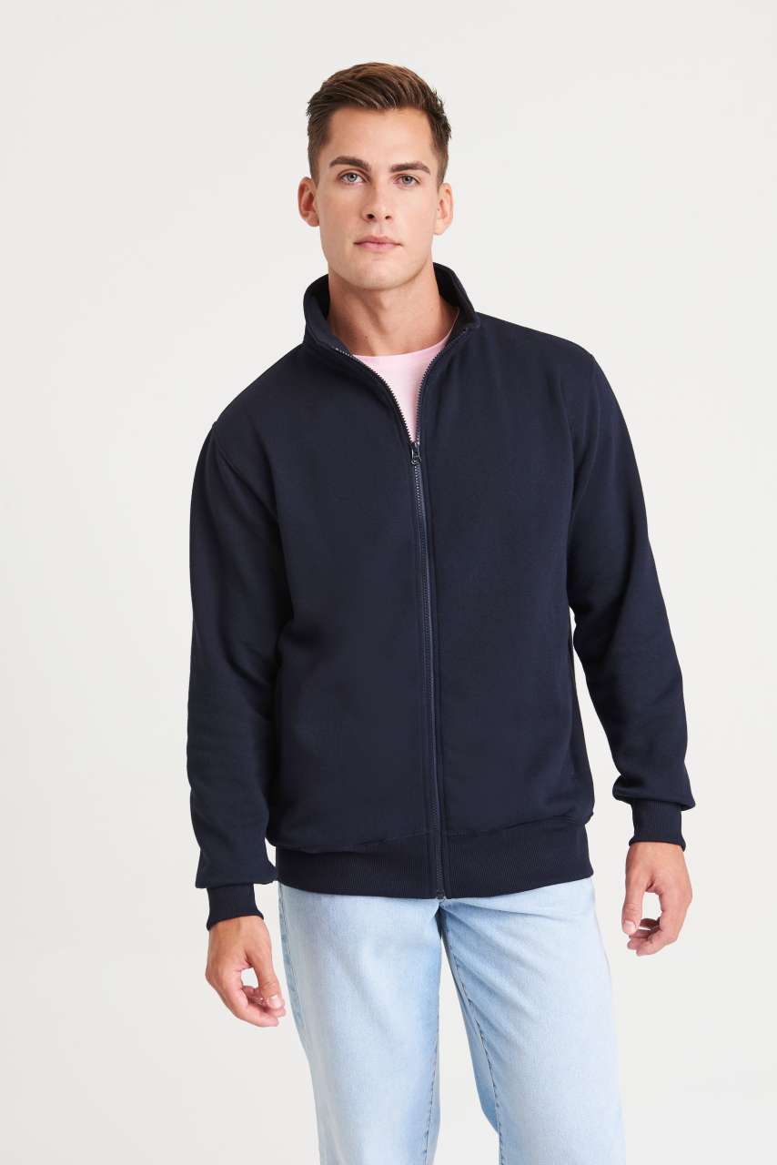 CAMPUS FULL ZIP SWEAT - Heather Grey - Additional