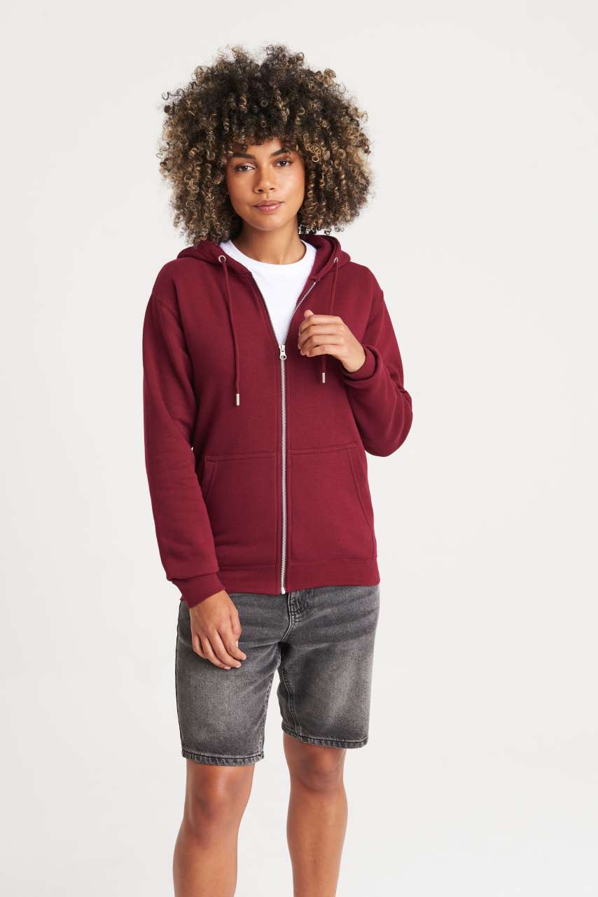 ORGANIC ZOODIE - Heather Grey - Model