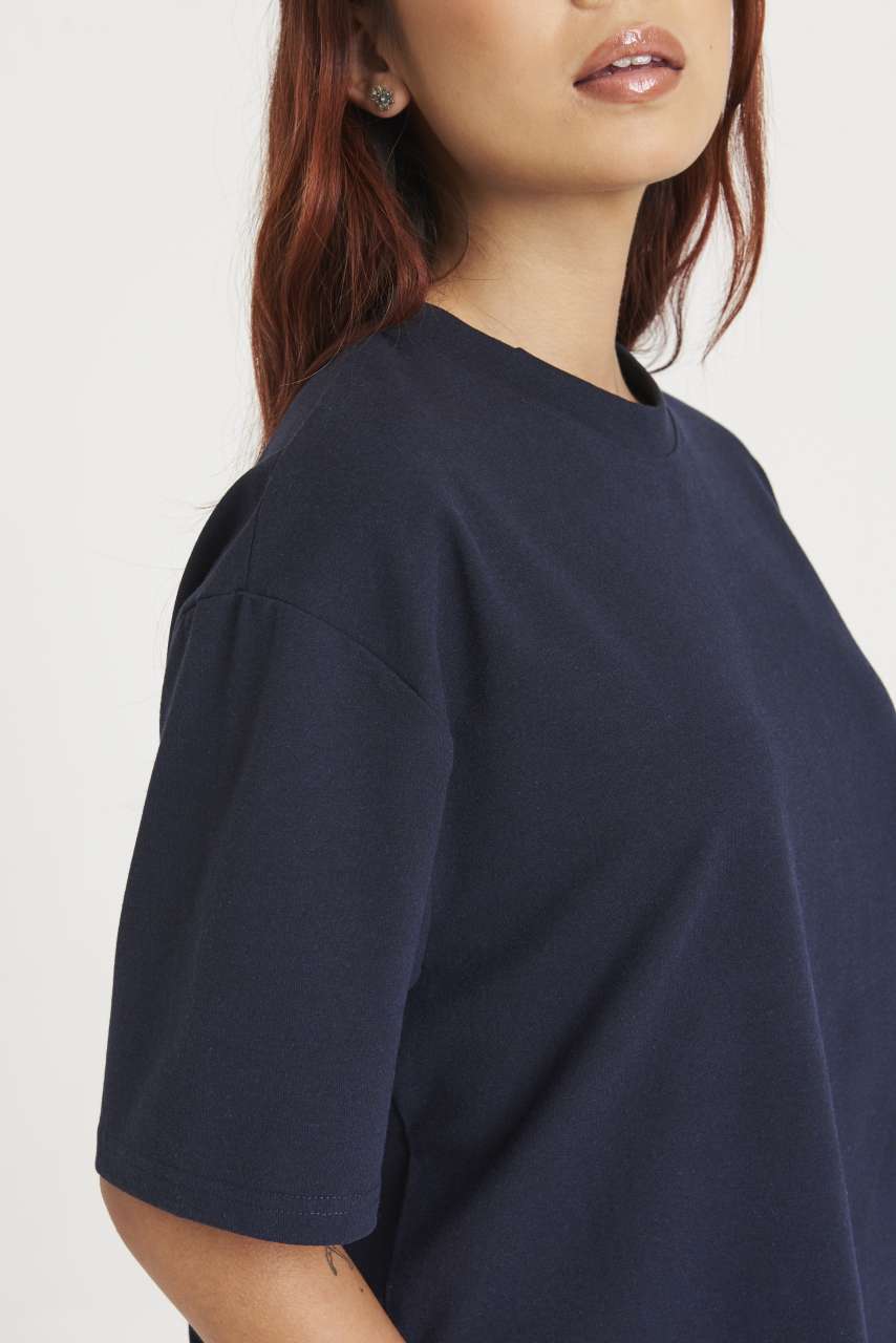 ARROW RECYCLED HEAVY OVERSIZE T - Navy - Additional